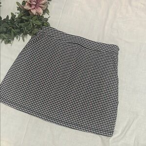 Shinestar Black, Red, and White Checkered Mini Skirt With Pockets